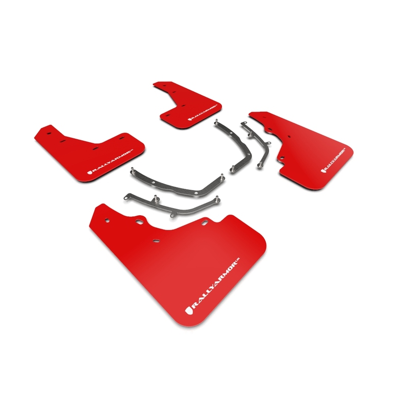 Mud Flap Kit - MF61-UR-RD/WH